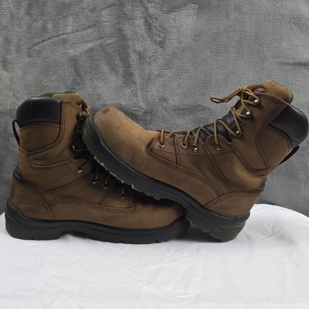 Red Wing King Toe 1447 Men's Size US 11 EE Brown Leather Soft  9 Inch Waterproof